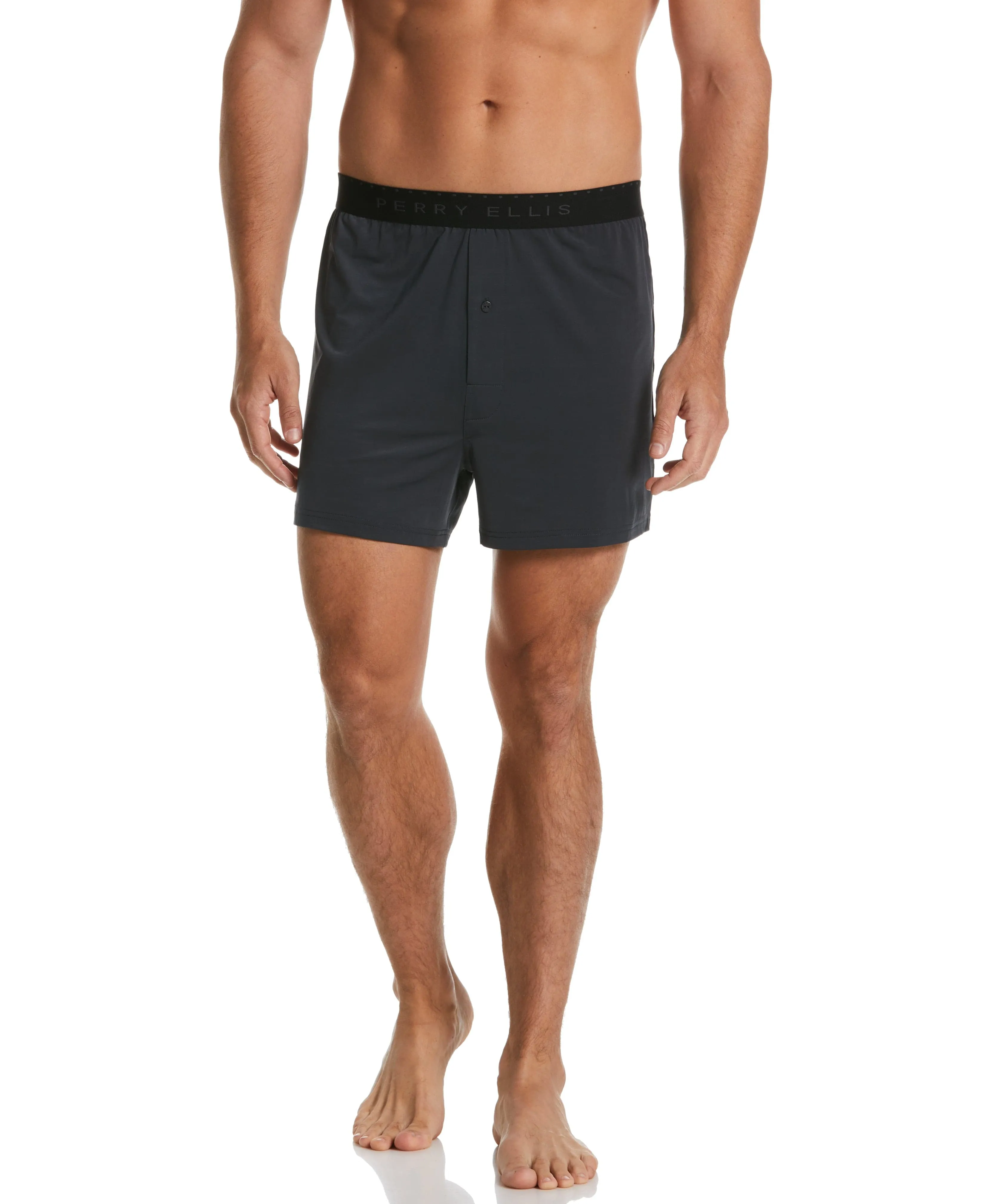 3-Pack Charcoal Solid Luxe Boxer Short