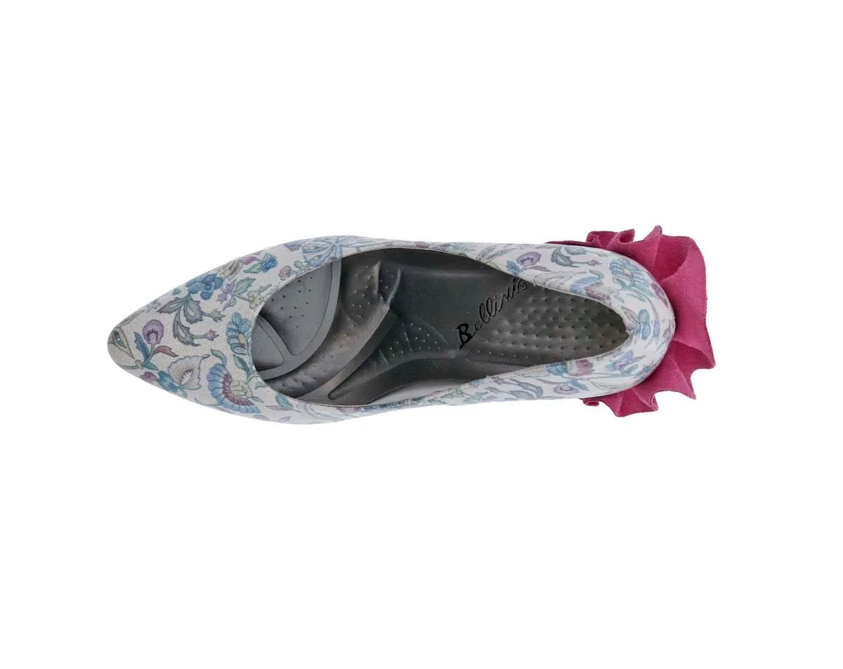 Bellini Clarise Women Dress Pump In Purple Floral Pu