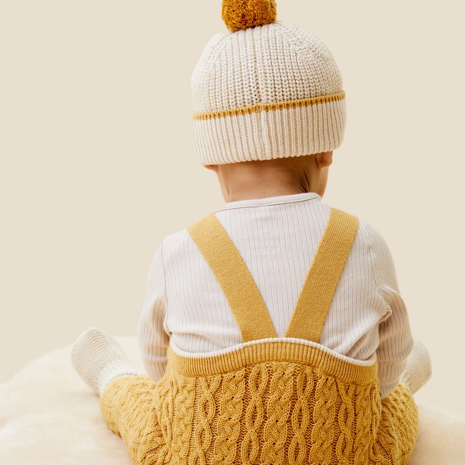 Cable Knit Dungarees
