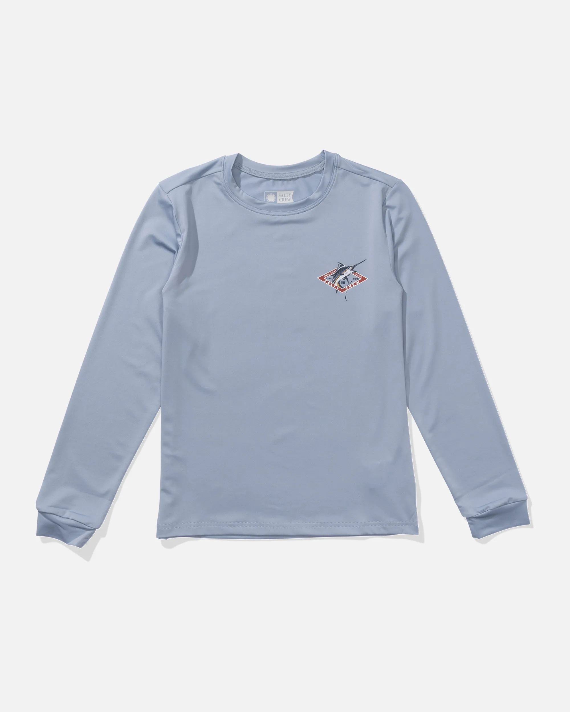 Diamond Marlin Boys Long Sleeve Sunshirt - Blue Fog