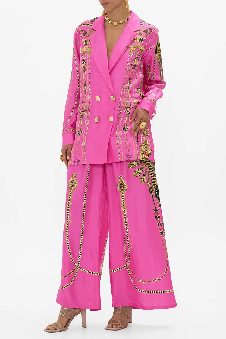 Double Breasted Soft Jacket in Song of Scarab