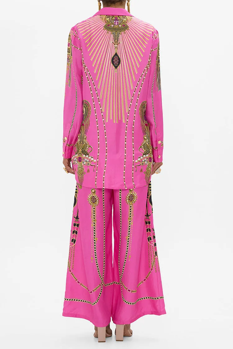 Double Breasted Soft Jacket in Song of Scarab