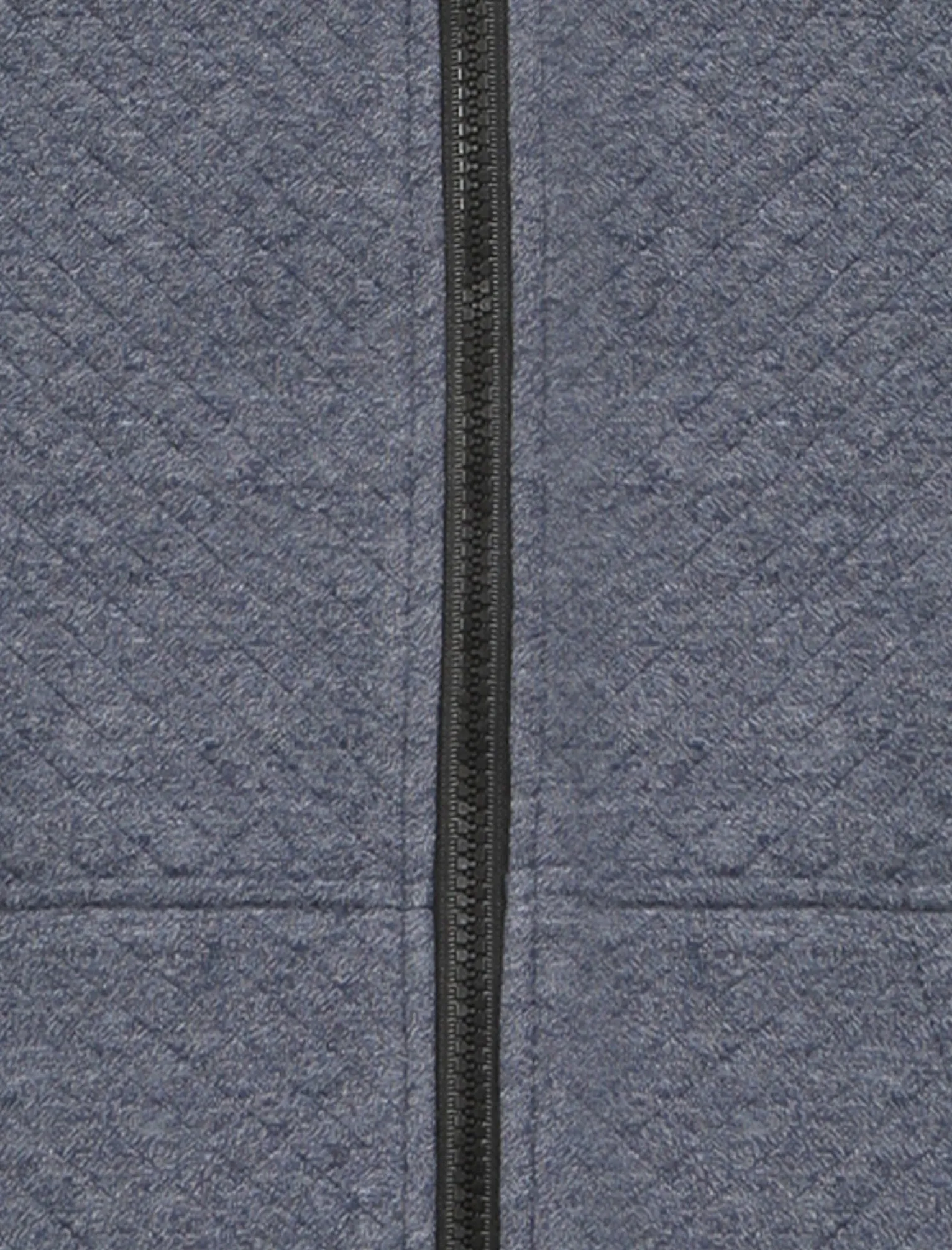 Dryden Diamond Quilted Hoodie in Blue - Dissident