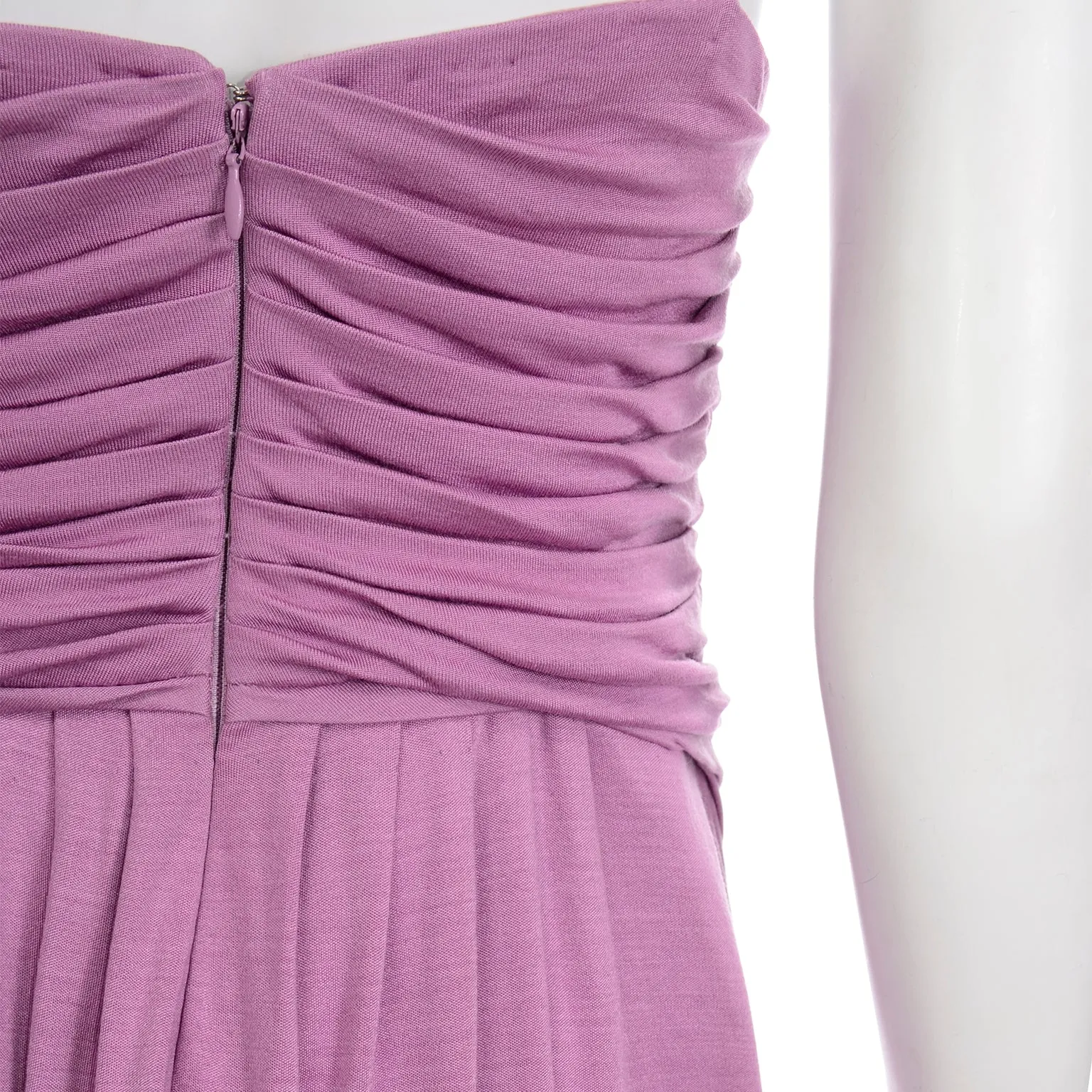 Gianni Versace Couture Vintage Purple Runway Dress S/S 2000