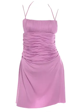 Gianni Versace Couture Vintage Purple Runway Dress S/S 2000
