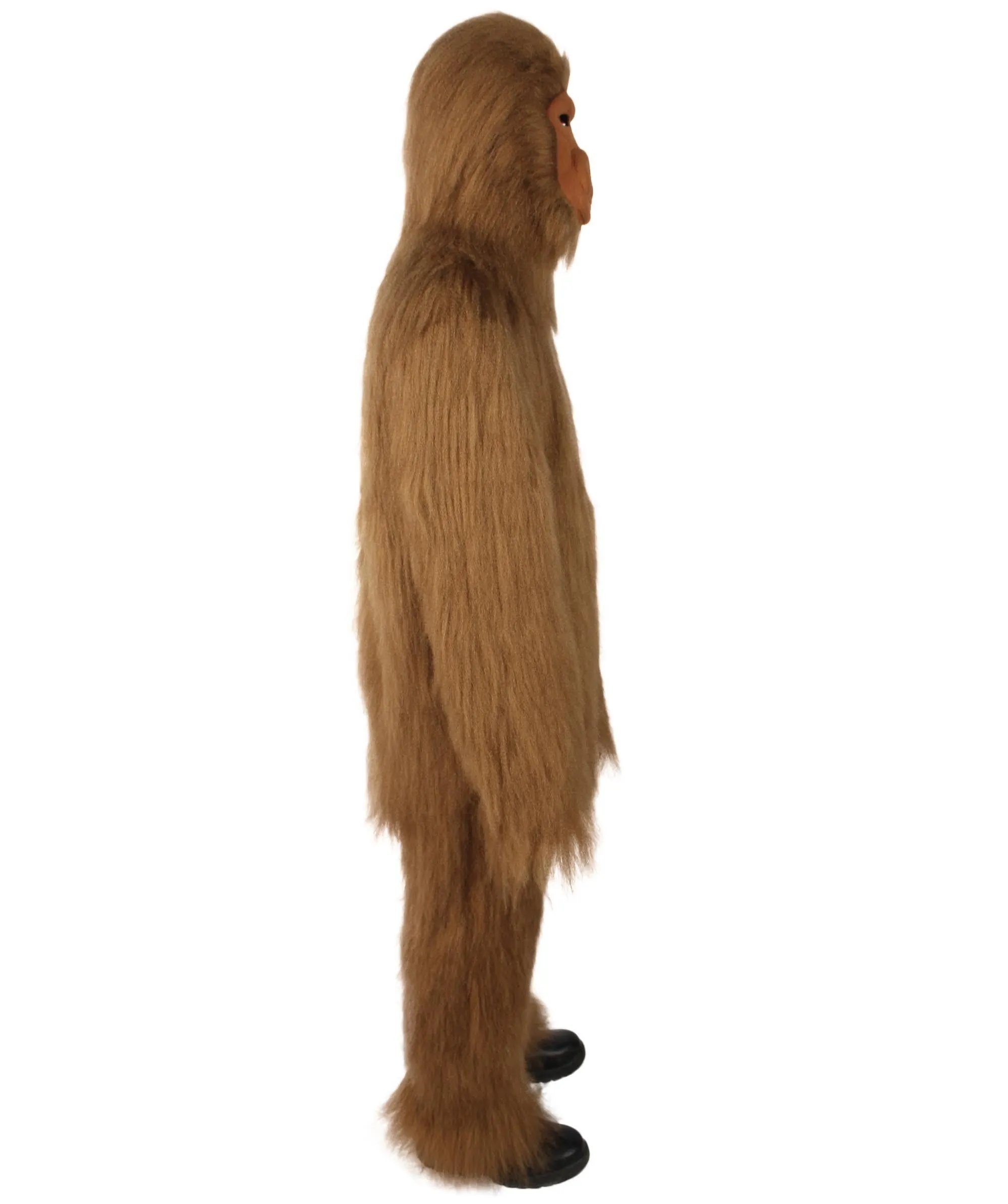 HPO Hairy Unisex Ape Mask and Bodysuit Costume Bundle | Multiple Color Options