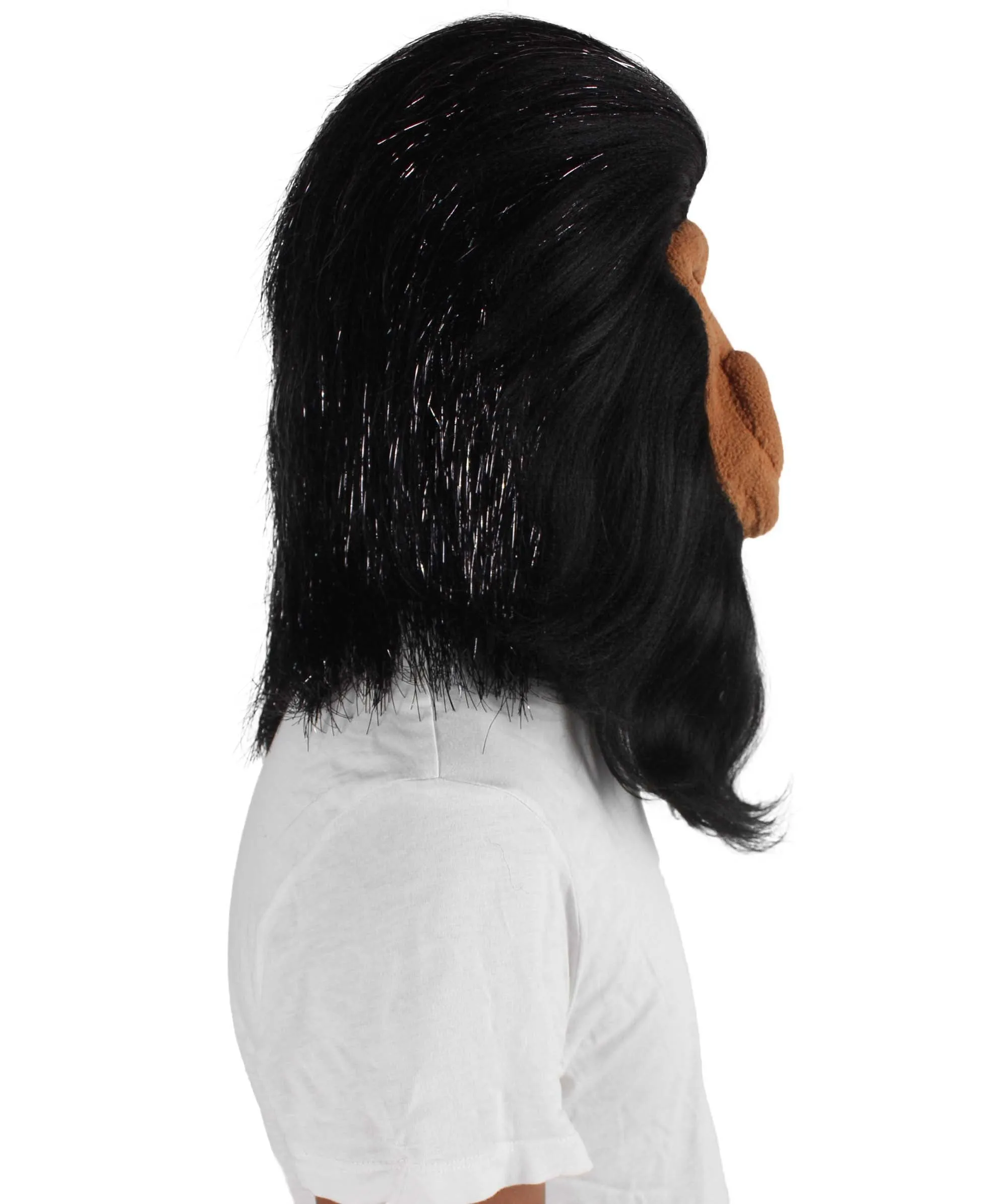 HPO Hairy Unisex Ape Mask and Bodysuit Costume Bundle | Multiple Color Options