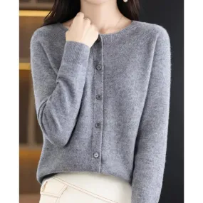 Lila | 100% Cashmere Cardigan