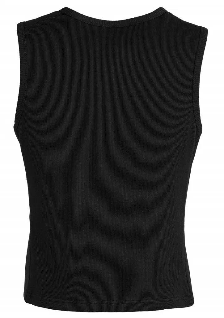 Mens Peaked Vest with Knitted Back