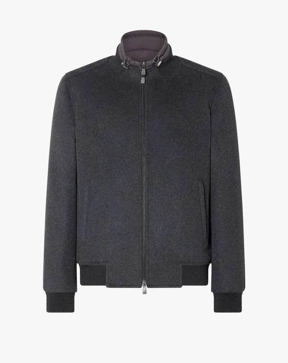 Padded bomber jacket