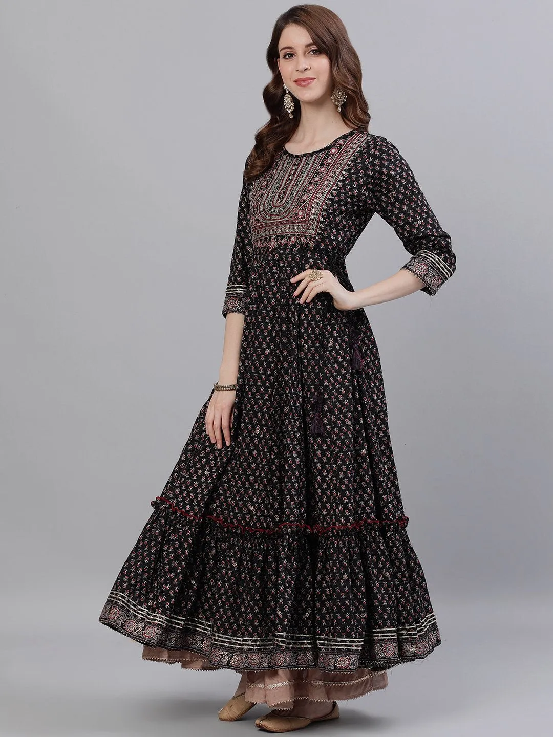 Parchayee Cotton Anarkali