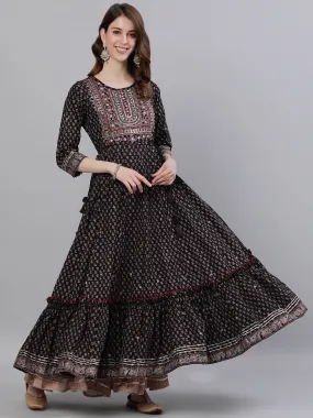 Parchayee Cotton Anarkali