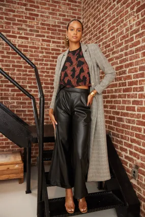 SALE - Julie Extra Long Plaid Blazer