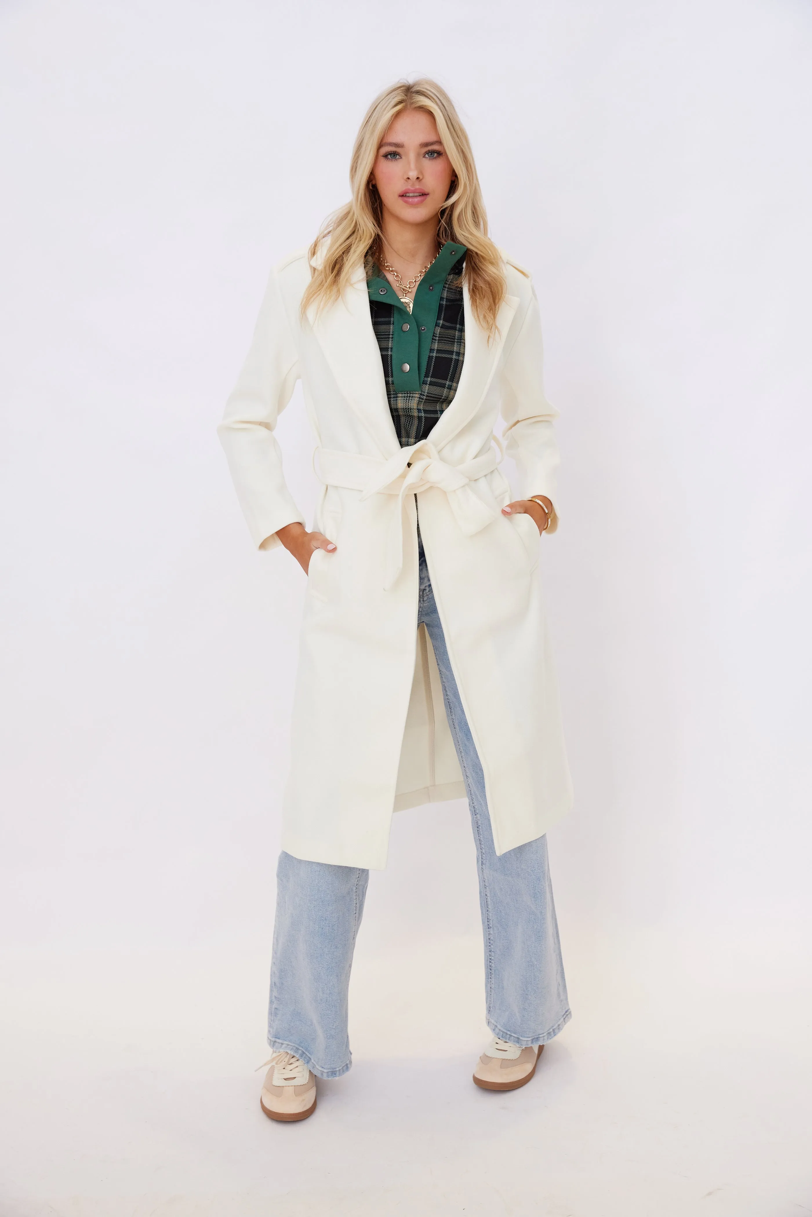 SALE - Poppy Tie Waist Coat