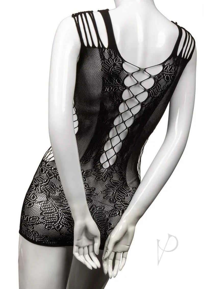 Scandal Peek A Boo Mini Dress Black