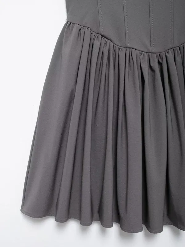 Trendy Sleeveless Cotton Fit & Flare Dress
