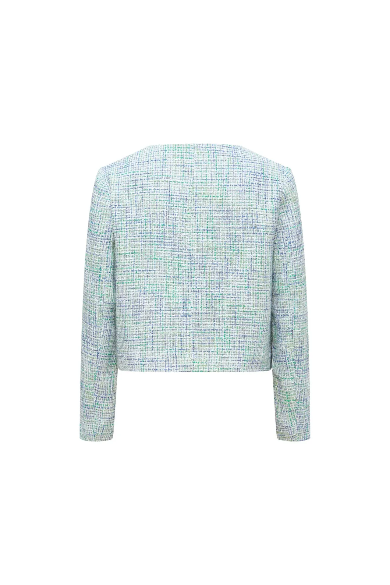 Tweed Round Neck Jacket